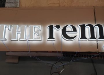 FRONT AND BACK LIT CHANNEL LETTERS